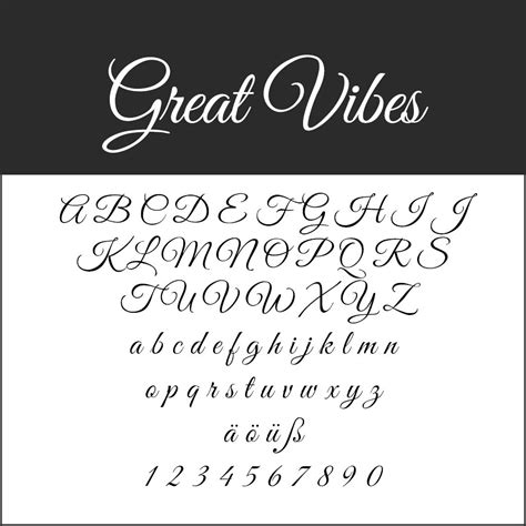 font tatuaggi corsivo elegante